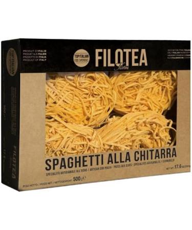  Italian Gourmet E.R. Filotea Pack of 12 Spaghetti alla Chitarra Egg Pasta made with Italian ingredients 500g pack + 400g Italian Gourmet Polpa di Pomodoro (can of tomatoes) - Buy Online on GoSupps.com