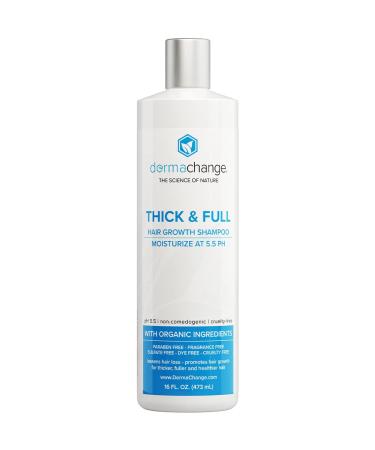 Hair Growth Shampoo for Thining Hair and Hair Loss - Sulfate Free Shampoo for Men and Women - Thicker and Shinier Hair - Volumizing and Thickening Shampoo for Color Treated Hair with Aloe Vera (16oz) 16 Fl Oz (Pack of 1) - Buy Online on GoSupps.com