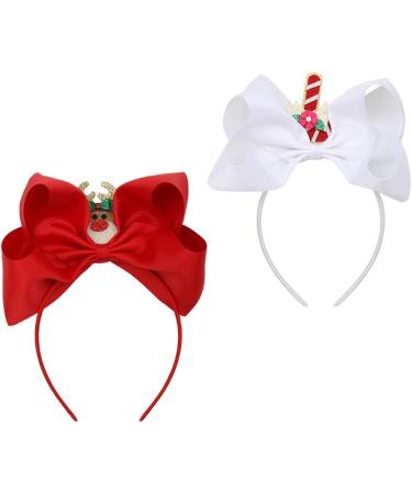 hgnxa Elk Hair Bands s Big Headband Snowman Headbands Christmas Party Decoration Supplies Holiday Hair Styling s Green - Buy Online on GoSupps.com