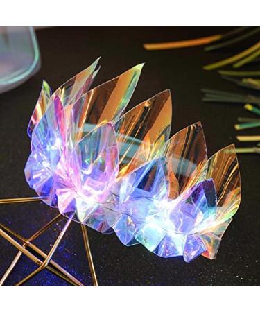 GORTIN Light up Headband Glowing Crown LED Laser Hair Band Hairhoop Flashing Headpiece Luminous Tiara Crown Nightclub Cosplay Party Headwear Hair Accessories for Women and Girls