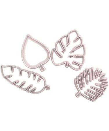  Haofy Tropical Leaf Cookie Cutters Sturdy Palm Leaf Cookie Cutters for Beautiful Sugar Cookies 4pcs Fondant Leaf Cookie Cutter for Birthday Cakes or - Buy Online on GoSupps.com