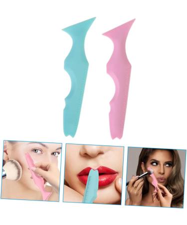 FOMIYES 4 Pcs Silicone Beauty Ruler Eyeshadow Eyeliner Stamp Eyeliner Guide Template Beauty Tools Protection - Buy Online on GoSupps.com