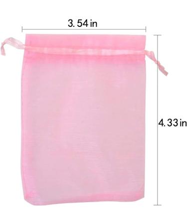 Bskifnn 50pcs Organza Bags 3.54''x4.33''(9x11cm) Satin Drawstring Organza Pouch Wedding Party Favor Gift Bag Jewelry Watch Bags 10-color - Buy Online on GoSupps.com