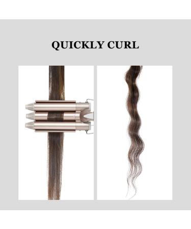 Smart Hair Lockenstab 3-Barrel Waver - 25mm Fast Heating Curling Rod | High-Quality ABS Hairdressing Tool for Salon Use | International Shipping Available - Buy Online on GoSupps.com