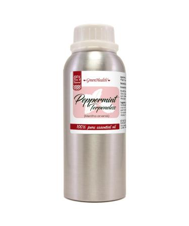 Peppermint Essential Oil (Terpeneless) - 8 fl oz - 100% Pure Essential Oil - Greenhealth