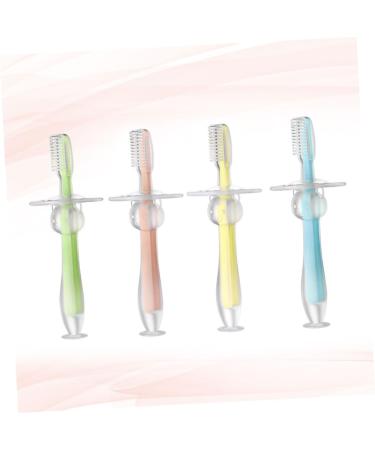 Buy Minkissy 8-Piece Bristle Toothbrush Set - Silicone Bite Ring & Suction Training Brushes for Kids | International Shipping - Buy Online on GoSupps.com