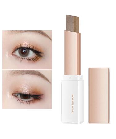 Buy Double Color Eyeshadow Stick 2 in 1 - Gradient Shimmer Eye Shadow Makeup | International Shipping Available - Buy Online on GoSupps.com