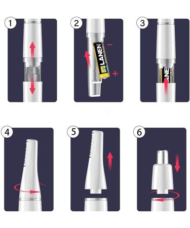 OBJECTIVE Nose and Ear Hair Trimmer Painless Precision Tool WetDry Easy to Clean Nose Hair Trimmer - Buy Online on GoSupps.com