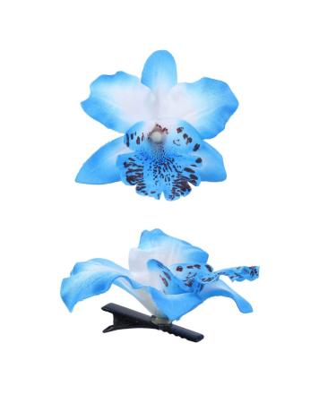 12-Piece Bohemia Orchid Flower Alligator Clips - Tropical Hair Pins for Women & Girls - Buy Online on GoSupps.com