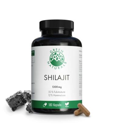 Green Naturals Shilajit |Highly dose: 13 000 mg daily dose |10: 1 extract |50% fulvic acid |12% humic acid |180 capsules |3 months stockMumijo Shilajit capsules |100% vegan & without additives - Buy Online on GoSupps.com