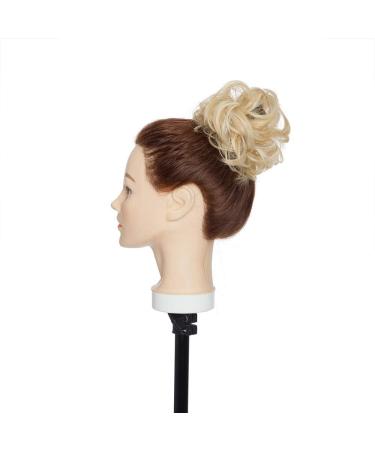 Thick Hair Donut Scrunchie Updo Hairpiece in Honey Blonde & Bleach Blonde - Buy Online on GoSupps.com