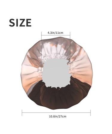 Desert Lonely Shadow Printed Shower Cap - Waterproof & Adjustable for All Hair Types - Women's Bath Cap - Buy Online on GoSupps.com