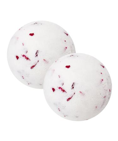 FRCOLOR FRCOLOR 2 Pieces Bubble Bath Ball Jewelry Natural Bombs Milk Essential Oil Bath Bomb Maker Pink Bubble
