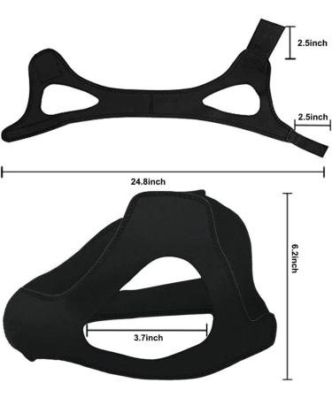 RiaKona Adjustable Anti-Snoring Chin Strap - Comfortable Sleep Solution for Men, Women, and Kids - Buy Online on GoSupps.com