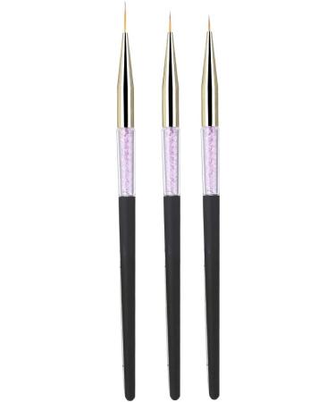Easy To Operate Gel Nail Polish Pen Nail Liner Brush for Home Salon Shop (Black) - Buy Online on GoSupps.com