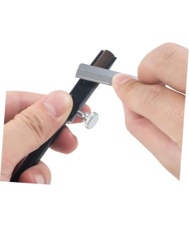 Ipetboom Off Using Kid Pencils Sharpeners Pencil Cosmetic Tool Shape Single Peel U-Shaped Home Eyebrow Aluminium Design Sharpener Aluminum Parts Lip Makeup Part Hole Student - Buy Online on GoSupps.com