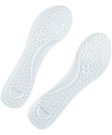 3 Pairs Silicone Cropped Insole Arch Support - High Heels Gel Shoe Pads for Women | Comfort & Plantar Relief - Buy Online on GoSupps.com