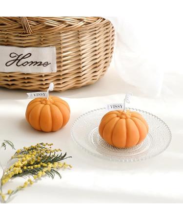 Buy Creative Pumpkin Shape Aromatherapy Candles - Handmade Rose Flavor for Birthdays New Year & Festivals | Perfect for Home Office & Store Decor - Buy Online on GoSupps.com