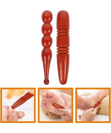 Beavorty Acupressure Pen & Thai Massage Stick - 2-Piece Reflex Zone Massage Set for Deep Tissue Relief - Buy Online on GoSupps.com