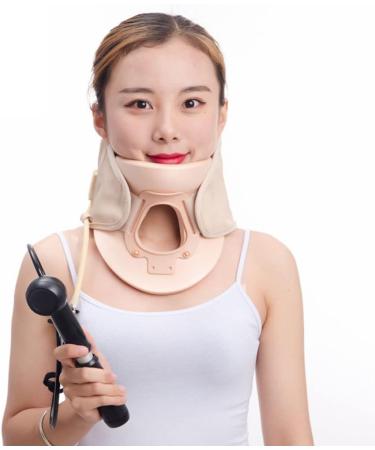 Inflatable Cervical Neck Traction Device Heating Neck Stretcher Correction Repair Physiotherapy Spine Massager for Home Traction Spine Alignment Large - Buy Online on GoSupps.com