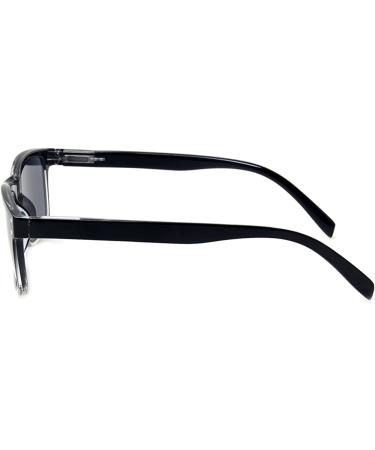 2 Pack Unisex Classic Sunglasses Readers - Clear/Brown 3.0x Magnification - Buy Online on GoSupps.com