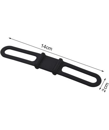 5pcs Bicycle Silicone Straps - Universal Bike Holder for Light, Flashlight, Cellphone | Alomejor - Buy Online on GoSupps.com