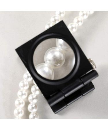 Magnifying Glasses 10X 20MM Mini Three-Folding Magnifier Magnifying Glass with Light Metal Pocket Magnifier for Textile Jewelry Antique Coins Repair - Buy Online on GoSupps.com