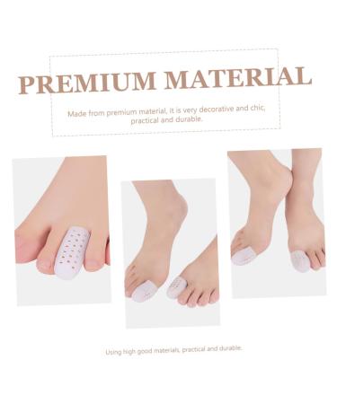 Healeved Silicone Toe Protector Caps - 6 Pairs | Thumb & Big Toe Sleeves for Bunion Relief | Gel Guards for Front Feet - Sebs Material - Buy Online on GoSupps.com