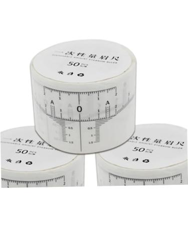 NOLITOY Brow Ruler Sticker Eyebrow Ruler Sticker Grooming Brow Measuring Makeup Stencil Vernier Caliper Tool Mini Eyebrow Card - Buy Online on GoSupps.com