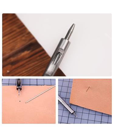 10 Pcs Leather Hole Punch Cutter Set for Crafting - 0.5mm-3.5mm Round Hollow Tools for Watch Bands, Belts, Canvas, Rubber - Ideal for Leatherworking - Buy Online on GoSupps.com