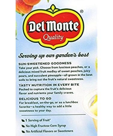 Del Monte Fruit Cups Variety - 16 Pack 4 oz. Cups | Assorted Flavors - Buy Online on GoSupps.com