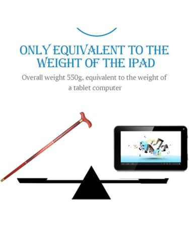 Wooden Cane The Elderly Lightweight Folding Crutches Anti-Skid Sticks Portable Wood Sticks Red It's so Kind of You Safehappy - Buy Online on GoSupps.com