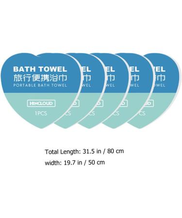Beaupretty 5pcs Compressed Bath Towels & Makeup Remover Wipes - Travel-Friendly Nonwoven Tissue Tablets - Buy Online on GoSupps.com
