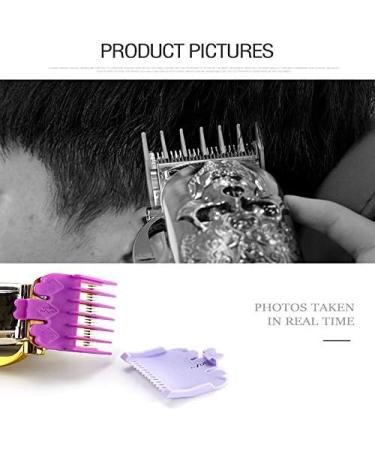 Geynutaly 2Pcs/Set Hair Clipper Guide Comb Beard Trimmer Comb Trimmer Shaver Comb Replacement Clipper Blade Cutter Sleeve - Buy Online on GoSupps.com