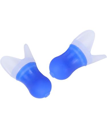 Buy Tbest 2Pcs Waterproof Ear Plugs - Noise Reduction Silicone Earplugs for Swimming & Flying - Blue Large with PP Box - Buy Online on GoSupps.com