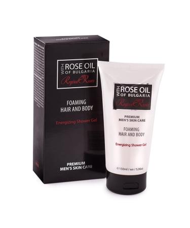 Biofresh Regina Roses Premium Men's Skin Care Hair and Body Energizing Shower Gel 5.06 fl oz