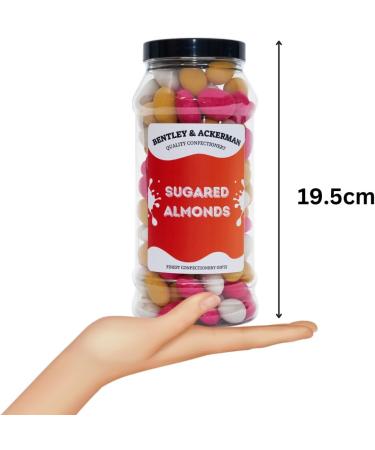 Sugared Almonds (700g) Original Sweet Almond Delights in a Jar - Premium Quality by Bentley & Ackerman's Sweet Shop - Irresistible Crunchiness - Buy Online on GoSupps.com