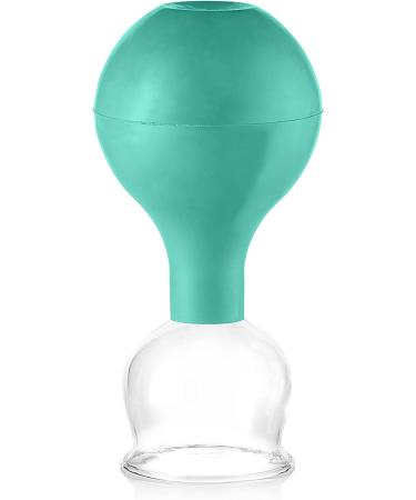 Pulox Cupping Glass Set of 5 - Real Glass Suction Cups (25mm 32mm 40mm 52mm 62mm) - Green | International Shipping Available - Buy Online on GoSupps.com