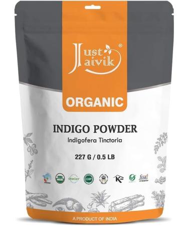KRISTINA Just Jaivik 100% Natural Indigo Powder for Hair- 227g