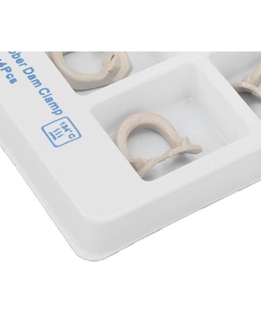 Agate Tooth Matrices Set - 4 Professional Dam Clamp Barrier Clips for Dental Care - Buy Online on GoSupps.com