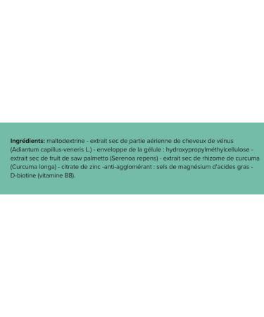 G lules Anti-chute Cheveux Complexe Naturel avec du curcuma biotine Saw Palmetto Curcuma et cheveux de v nus/Fabriqu en France - Buy Online on GoSupps.com