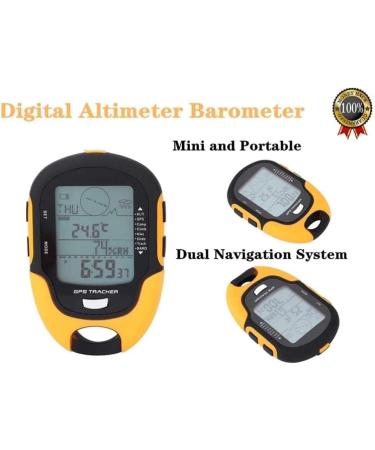 Digital Altimeter Barometer - IPX4 Waterproof for Outdoor Hiking, Camping, Climbing - Buy Online on GoSupps.com