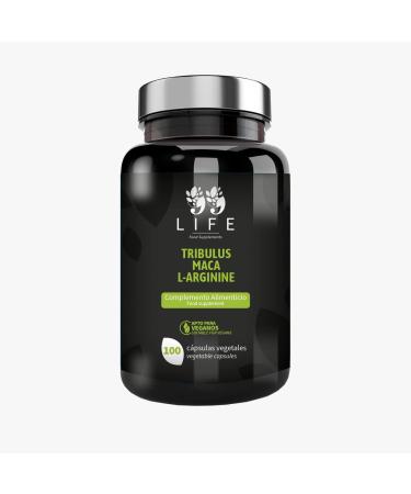 Tribulus Terrestris |Reiner Earth-Burzeldorn of 99 Life |With Maca and L-Arginine |Increases muscle mass |Antioxidant properties |100 vegetable capsules |Suitable for vegans 100 pieces (1 Pack)