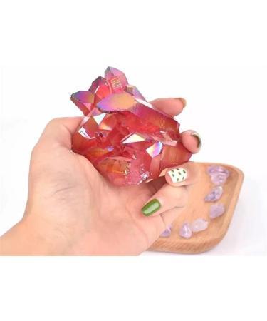 100G-130G Raw Natural Red Electroplating Quartz Stone Cluster Crystals 1pc HOMEZHOU 1pc 100G-130G - Buy Online on GoSupps.com