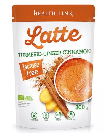 Health Link HEALTH LINK Curcuma-gingembre bio - Cannelle - Latte Drink - Organic Turmeric-Ginger Cinnamon - 300 g