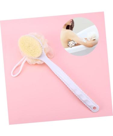 Healvian Shower Brush - Body Bath Scrubber & Massage Brush | Soft Back Loofah Scrubber Towel - White - Buy Online on GoSupps.com