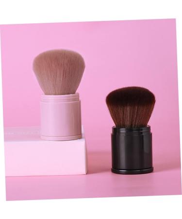 Healeved Cosmetic Supplies Makeup Brush Highlighter Makeup Blending Brush Black Puff Powder Blending Brush Loose Face Powder Applicators Powder Puff Travel Telescopic Makeup Foundation Pink 8.3x3.3cm Pink - Buy Online on GoSupps.com
