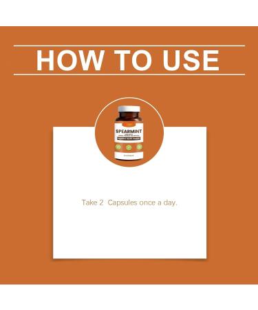 Spearmint 1000 mg 60 pieces for digestive and respiratory support Vegan NonGMO3PCS - Buy Online on GoSupps.com