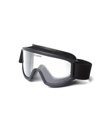 ESS Tactical XT Military Goggles with Black Frame, Clear Lens and 40mm Strap - 740-0243