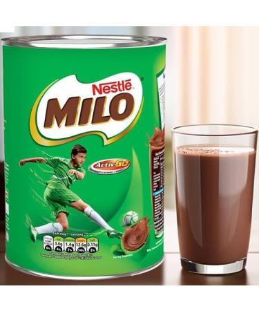 Milo Instant Malt Chocolate Drinking Powder Tin - 400g (Pack of 6) | Nourishing and Delicious Chocolate Malt Drink - Buy Online on GoSupps.com